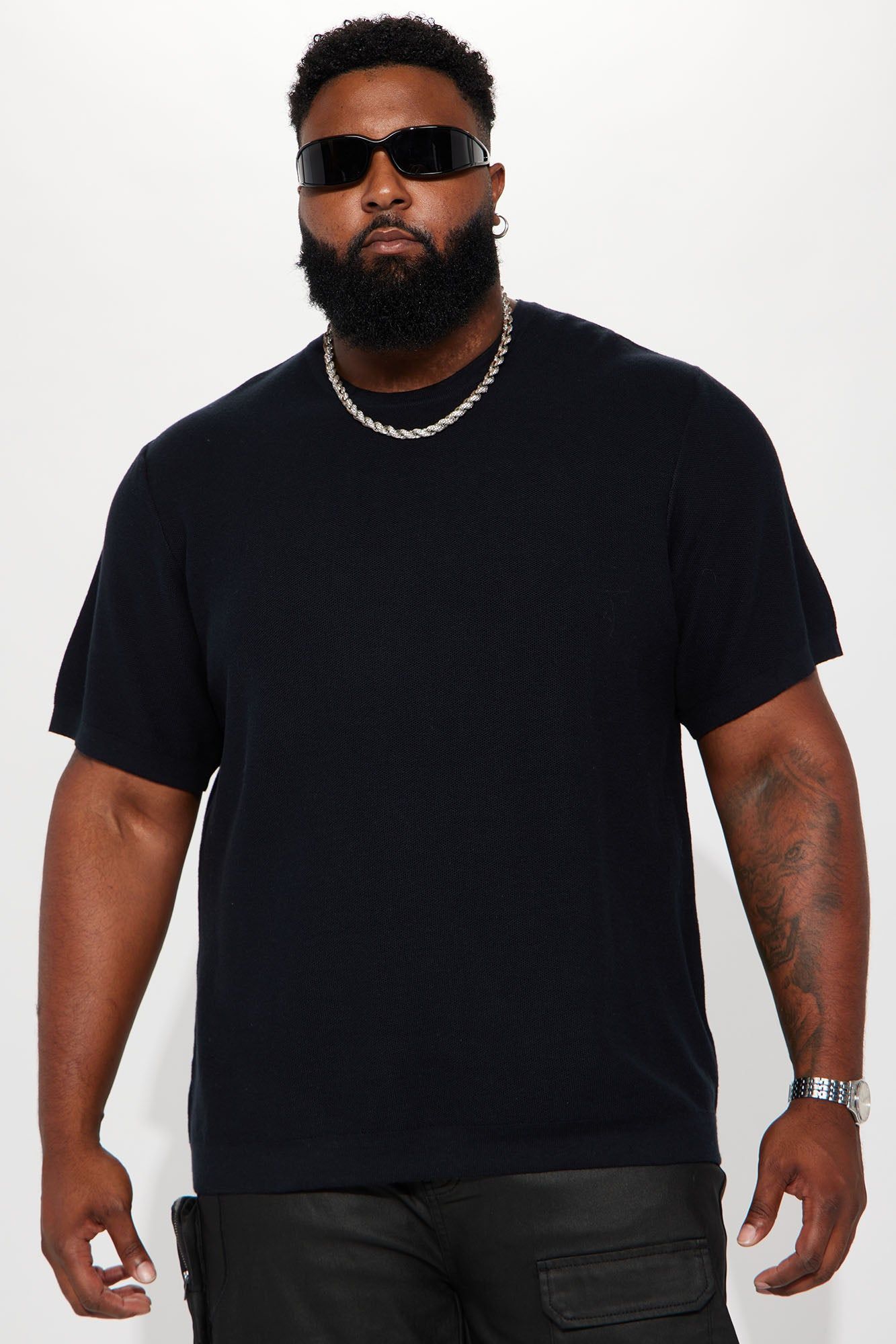 Classic Sweater Tee - Black sold by Fashion Nova product image thumbnail 2