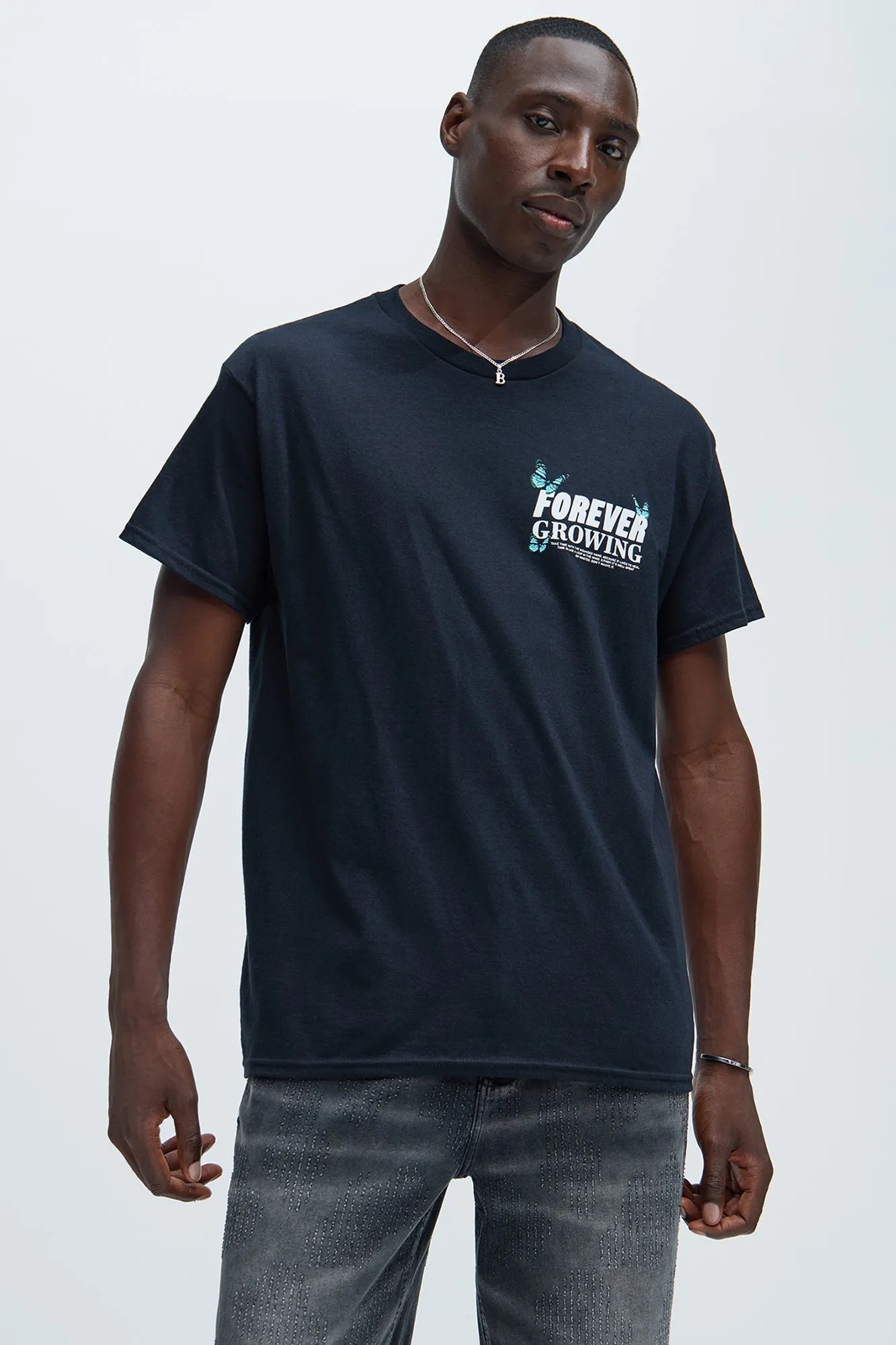 Forever Growing Short Sleeve Tee - Black sold by Fashion Nova product image thumbnail 2