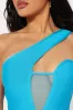 Cassie Bandage Mini Dress - Aqua sold by Fashion Nova