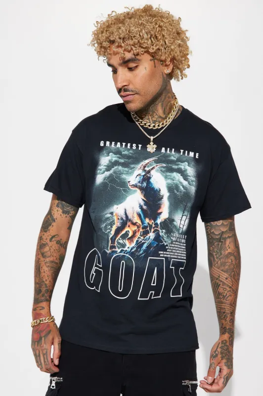 Goat Hill Short Sleeve Tee - Black sold by Fashion Nova