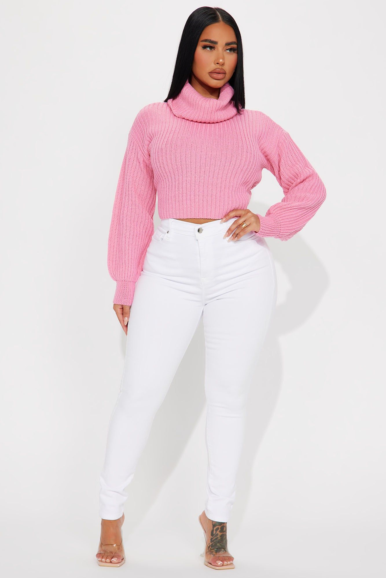 Jaylaani Sweater Top - Pink sold by Fashion Nova product image thumbnail 2