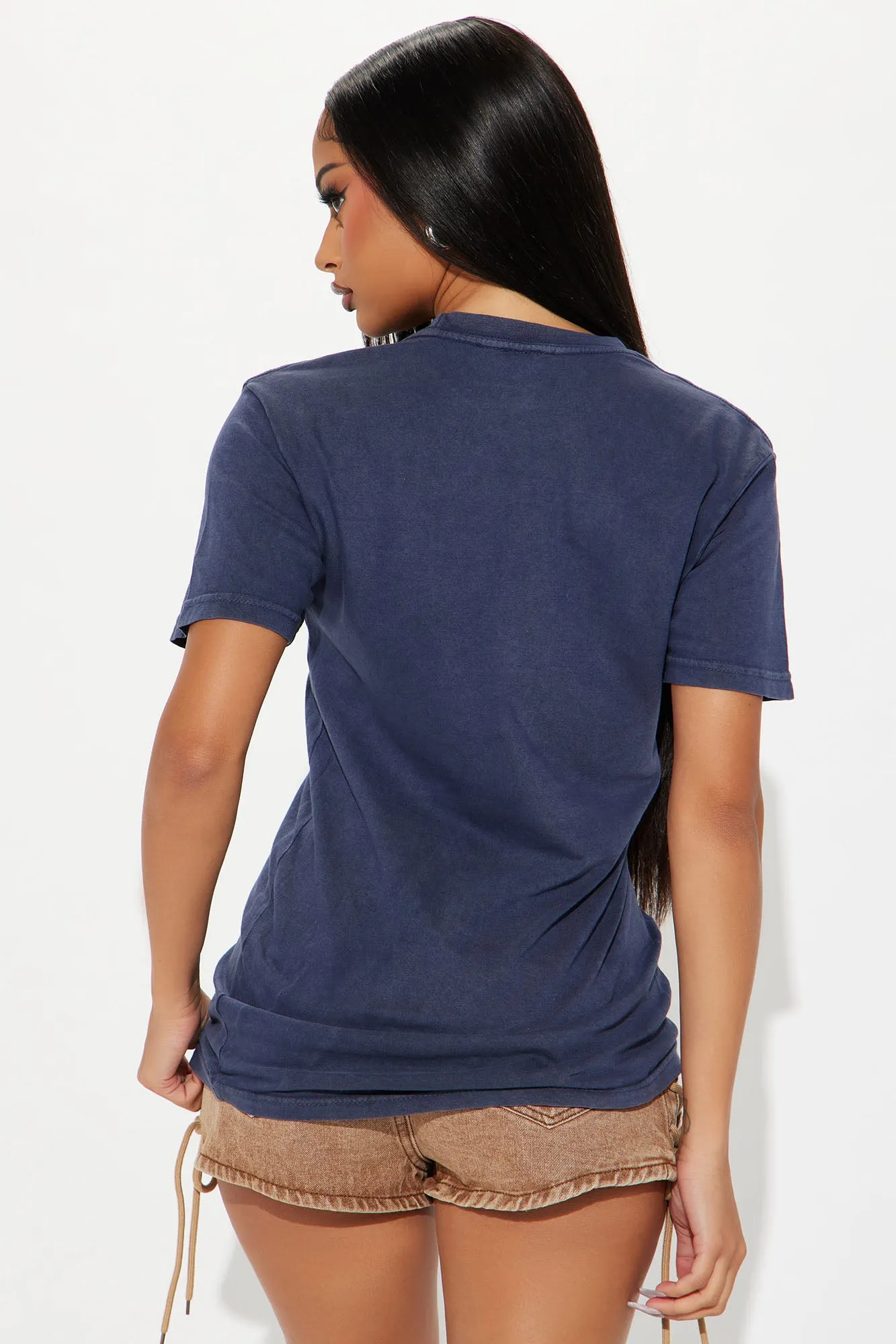 Texas Hold 'Em Washed Tee - Blue sold by Fashion Nova product image thumbnail 4