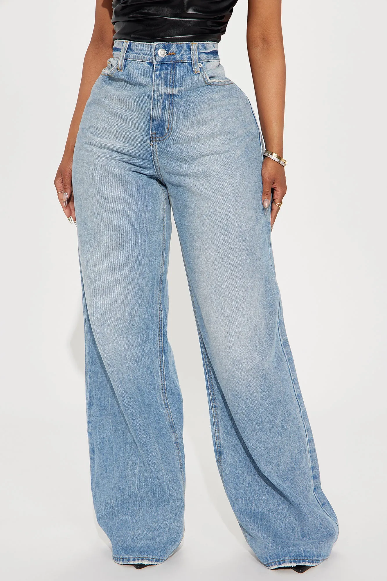 Back In The Game Baggy Jeans - Medium Wash sold by Fashion Nova product image thumbnail 2