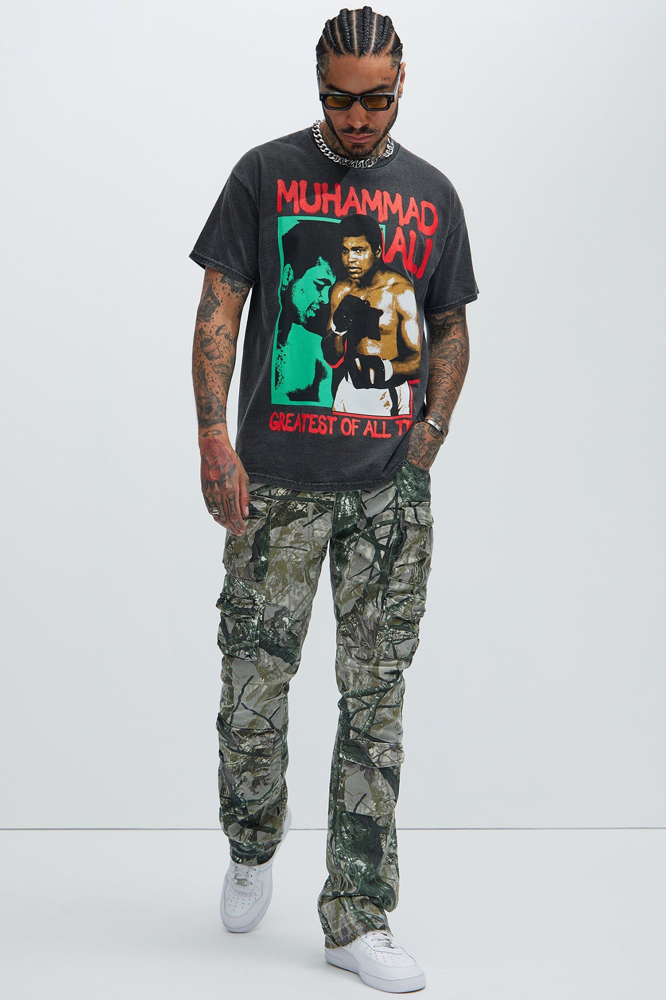 Muhammad Ali GOAT Short Sleeve Tee - Black sold by Fashion Nova product image thumbnail 2