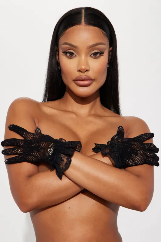 Keep It Classy Lace Gloves - Black sold by Fashion Nova