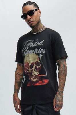 Memories Are Fading Short Sleeve Tee - Black sold by Fashion Nova