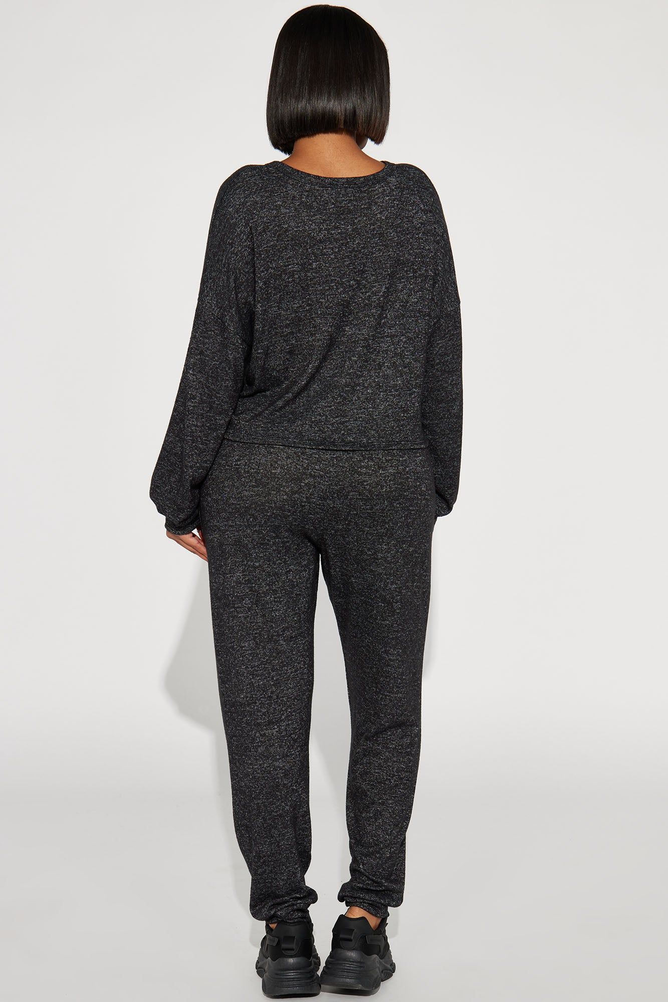 All Yours Cozy Jogger Set - Black sold by Fashion Nova product image thumbnail 3