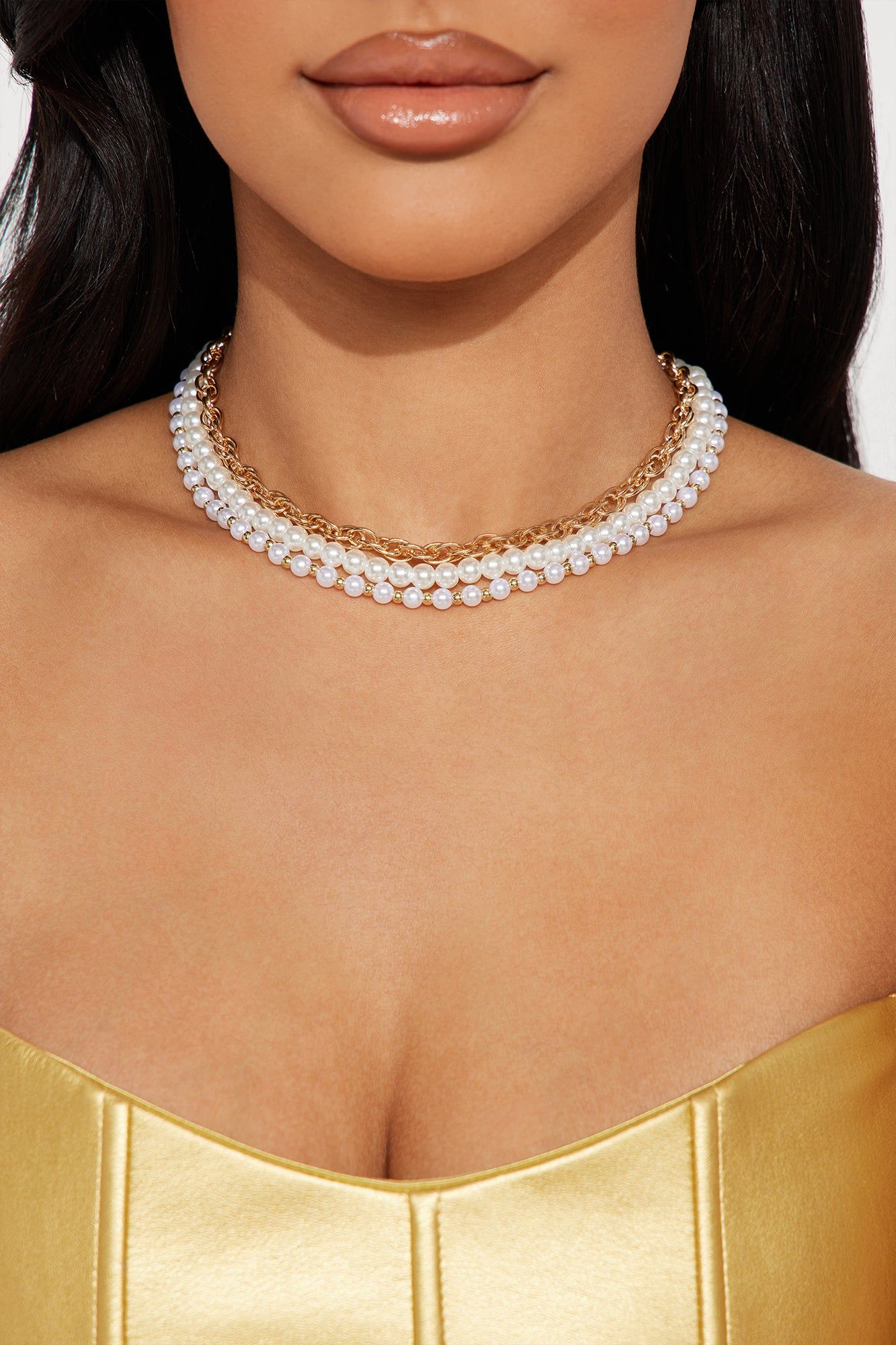 Treasure Your Love Necklace - Gold sold by Fashion Nova