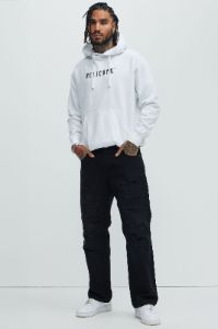Believer Hoodie - White sold by Fashion Nova