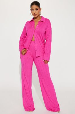 Sarah Pant Set - Fuchsia sold by Fashion Nova
