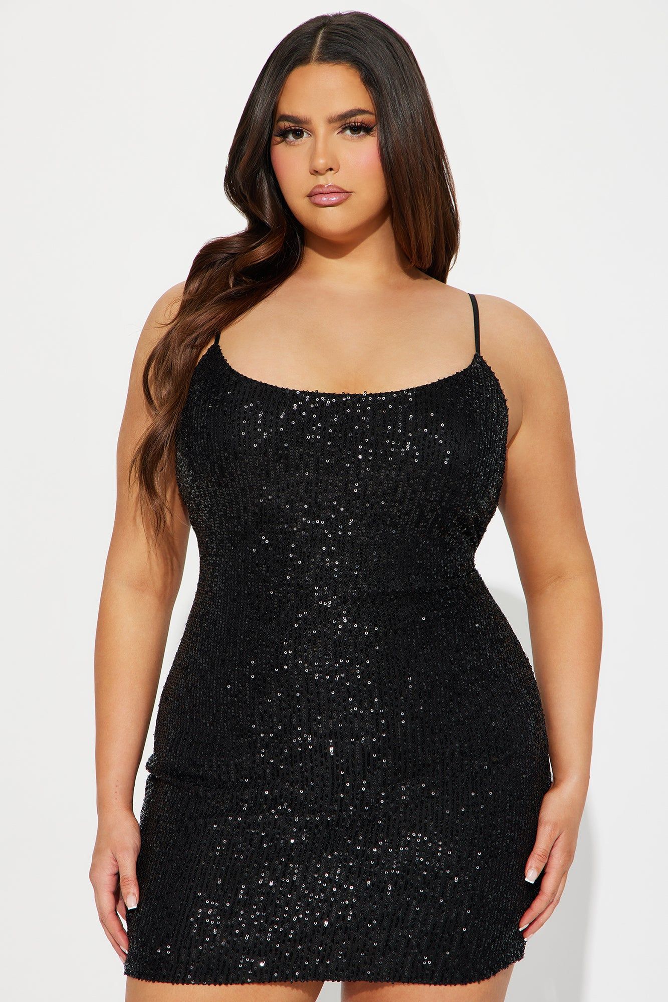 Raquel Sequin Mini Dress Set - Black sold by Fashion Nova product image thumbnail 2