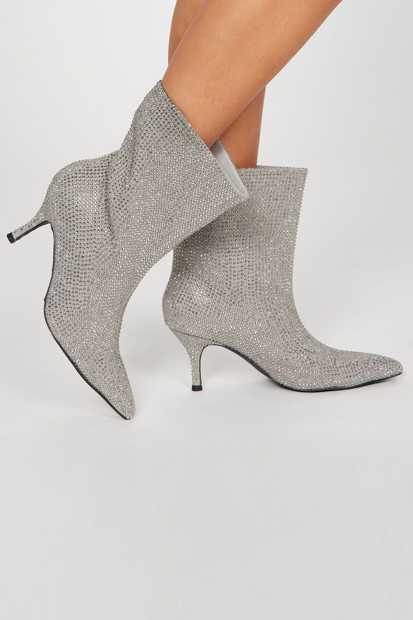 Seize The Moment Booties - Silver sold by Fashion Nova product image thumbnail 3