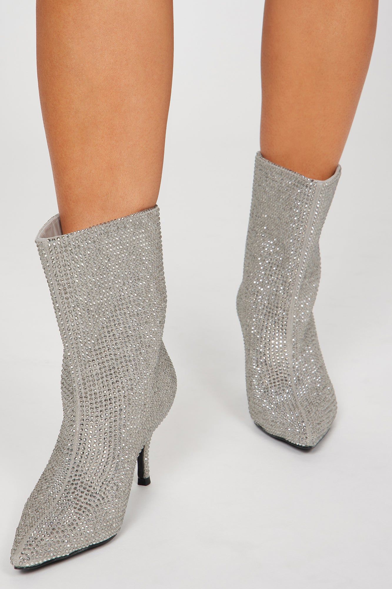 Seize The Moment Booties - Silver sold by Fashion Nova product image thumbnail 2