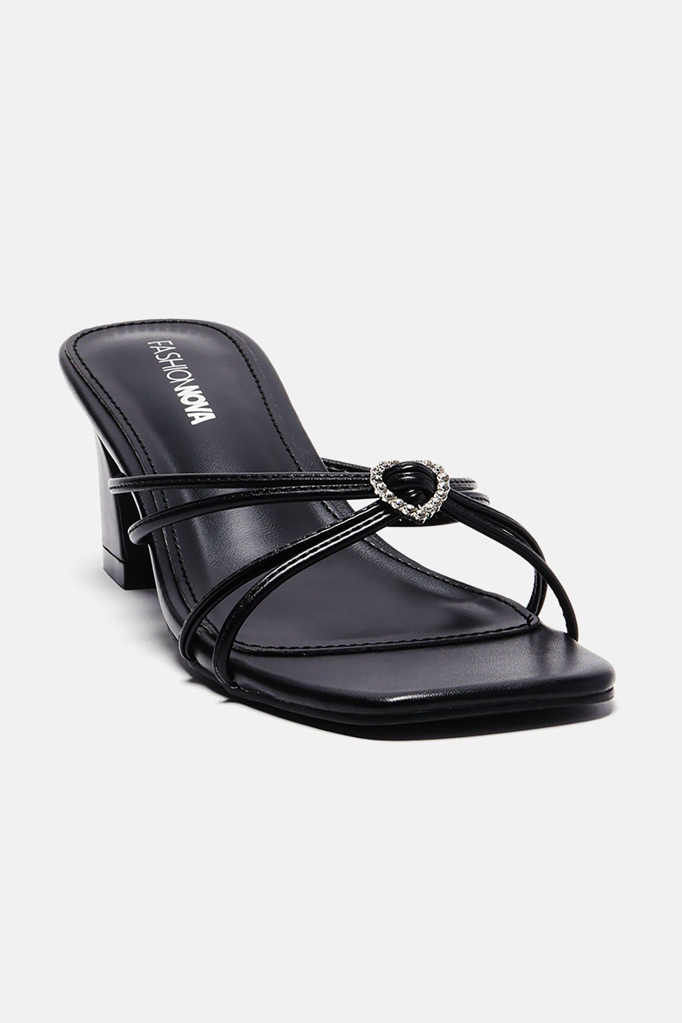 Dreamer Heart Mules - Black sold by Fashion Nova product image thumbnail 2
