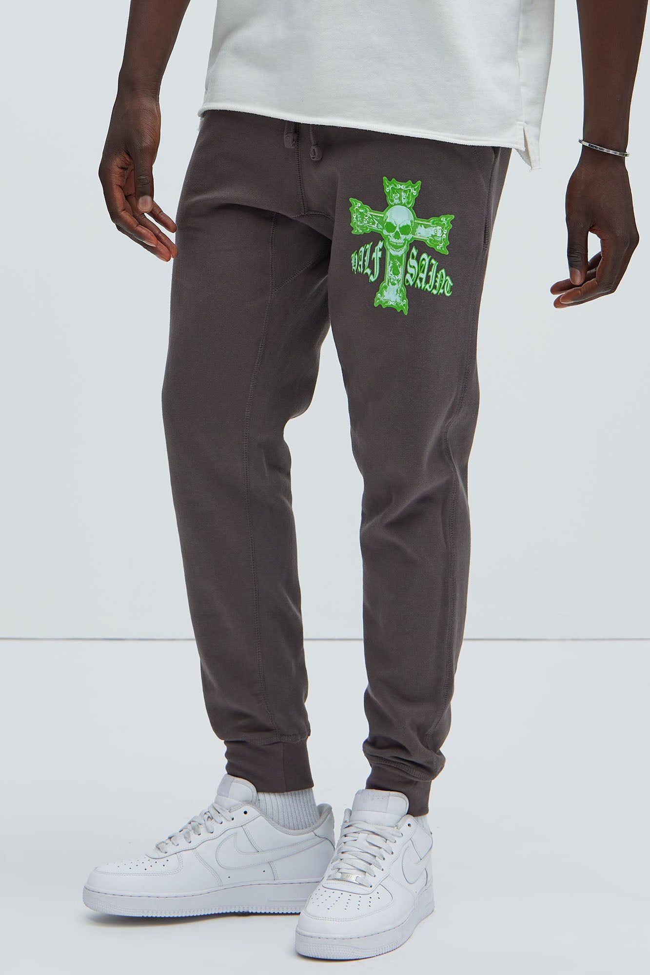 Half Saint Jogger - Charcoal sold by Fashion Nova product image thumbnail 3