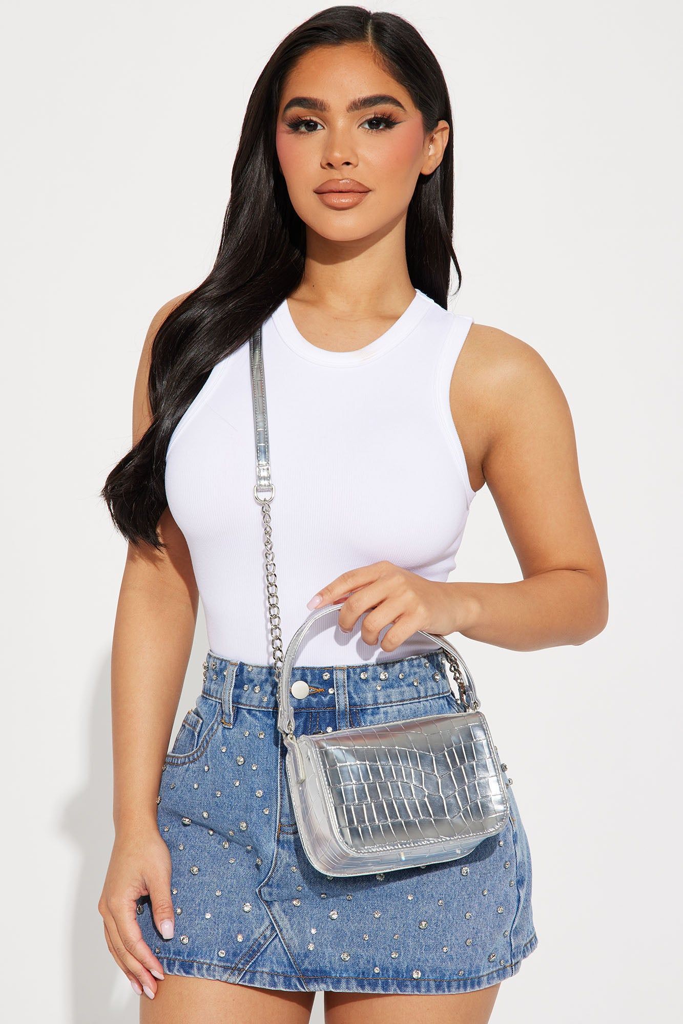 So Fly Handbag - Silver sold by Fashion Nova product image thumbnail 2