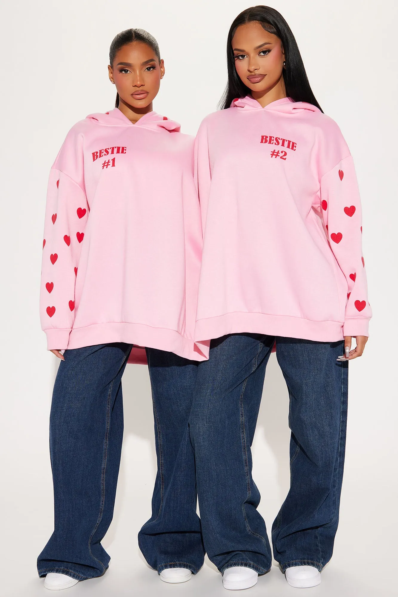 That's My Bestie Coupled Hoodie - Pink sold by Fashion Nova product image thumbnail 2
