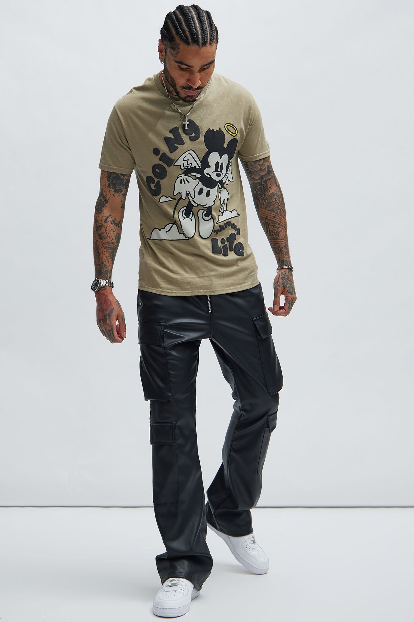 Going Through Life Short Sleeve Tee - Sand sold by Fashion Nova product image thumbnail 2