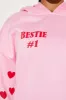 That's My Bestie Coupled Hoodie - Pink sold by Fashion Nova