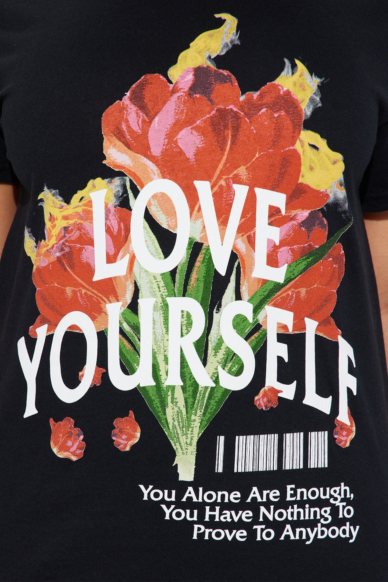 Love Yourself Always Graphic Tshirt - Black sold by Fashion Nova product image thumbnail 2