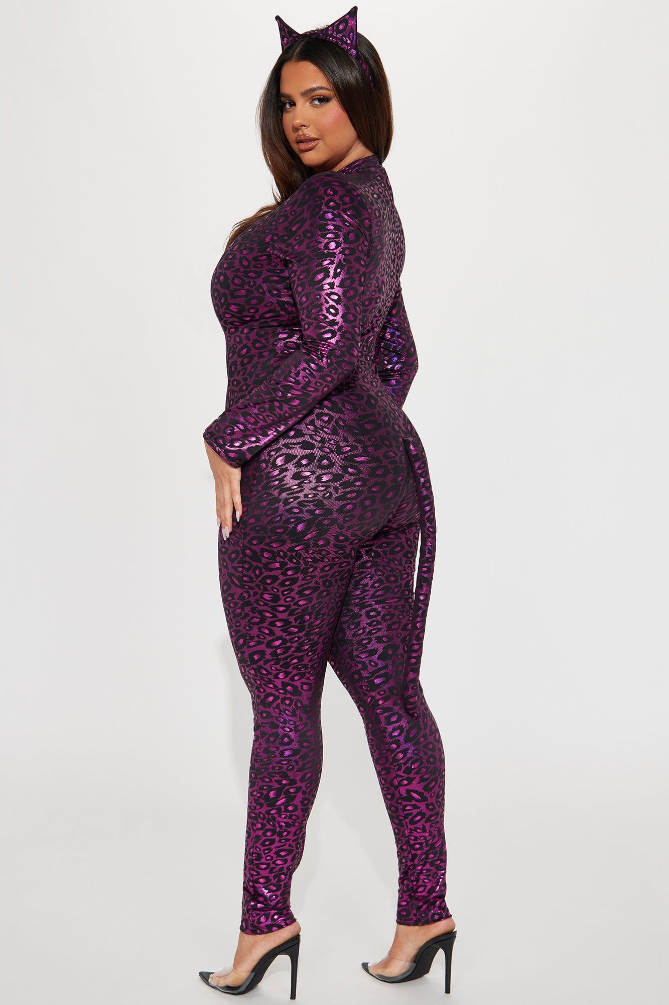 On The Wild Side Leopard 2 Piece Costume Set - Pink/combo sold by Fashion Nova product image thumbnail 6