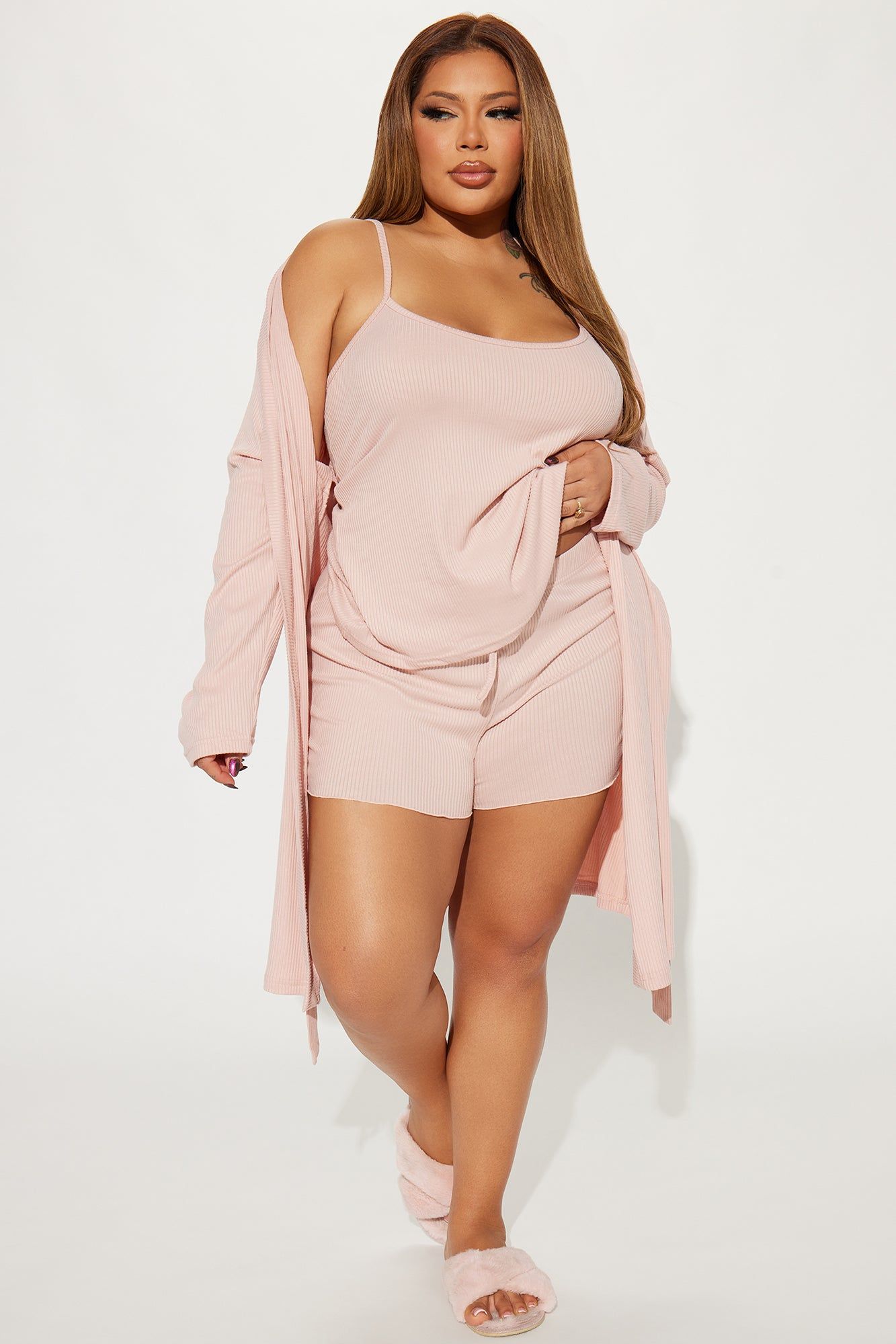 Cozy Mood PJ Robe Set - Taupe sold by Fashion Nova product image thumbnail 4