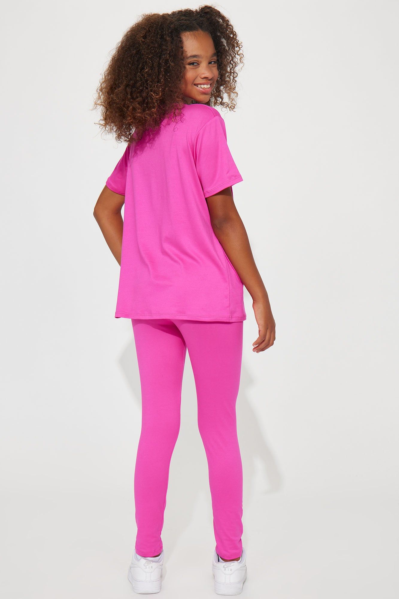 Mini Weekend Vibes II Legging Set - Fuchsia sold by Fashion Nova product image thumbnail 3