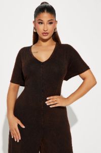 Give Me Space Jumpsuit - Brown sold by Fashion Nova