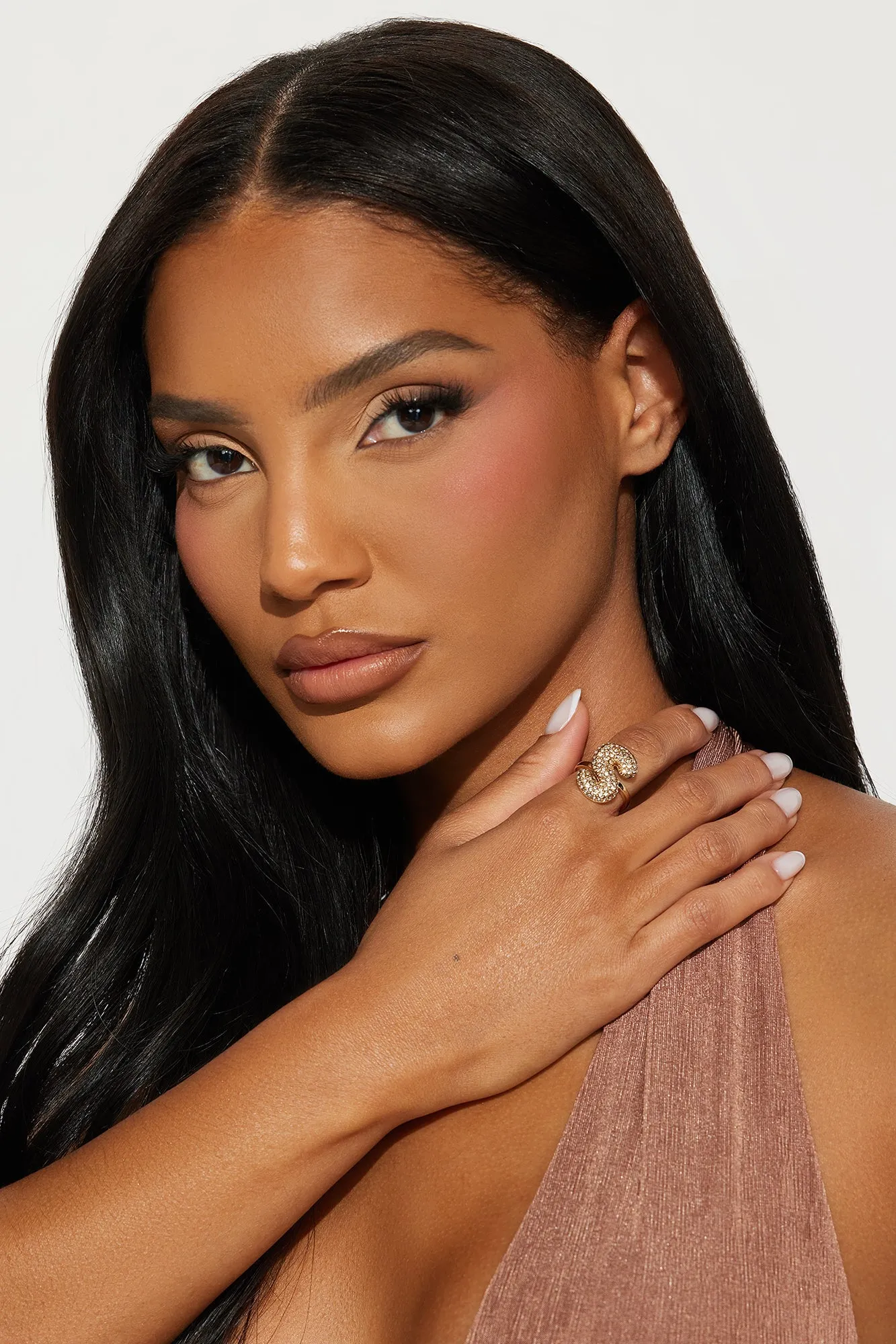 Bubble Initial S Ring - Gold sold by Fashion Nova product image thumbnail 2