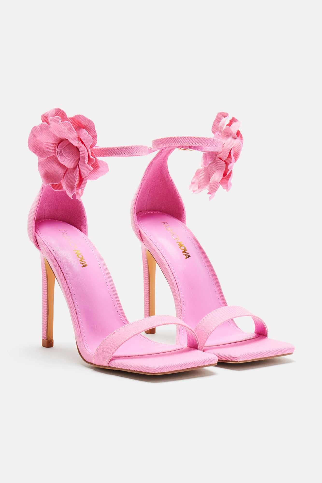 Feeling Sweet Heeled Sandals - Pink sold by Fashion Nova product image thumbnail 2