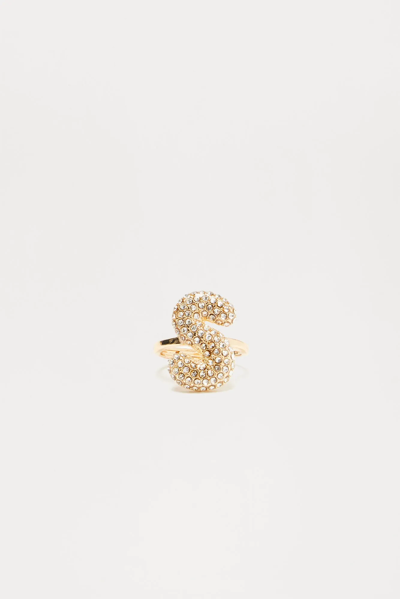 Bubble Initial S Ring - Gold sold by Fashion Nova product image thumbnail 3