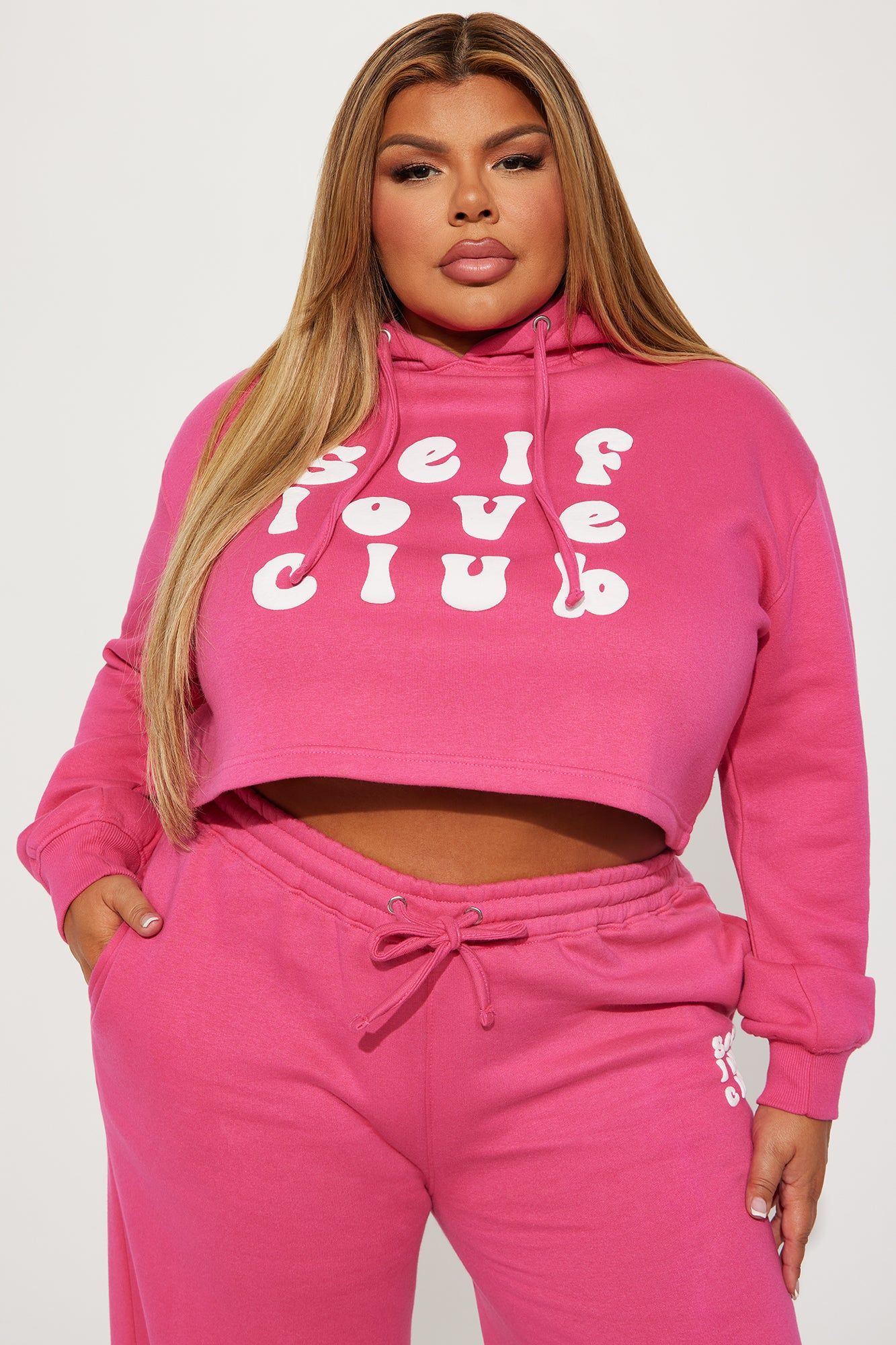 Self Love Club Hoodie - Pink sold by Fashion Nova product image thumbnail 5