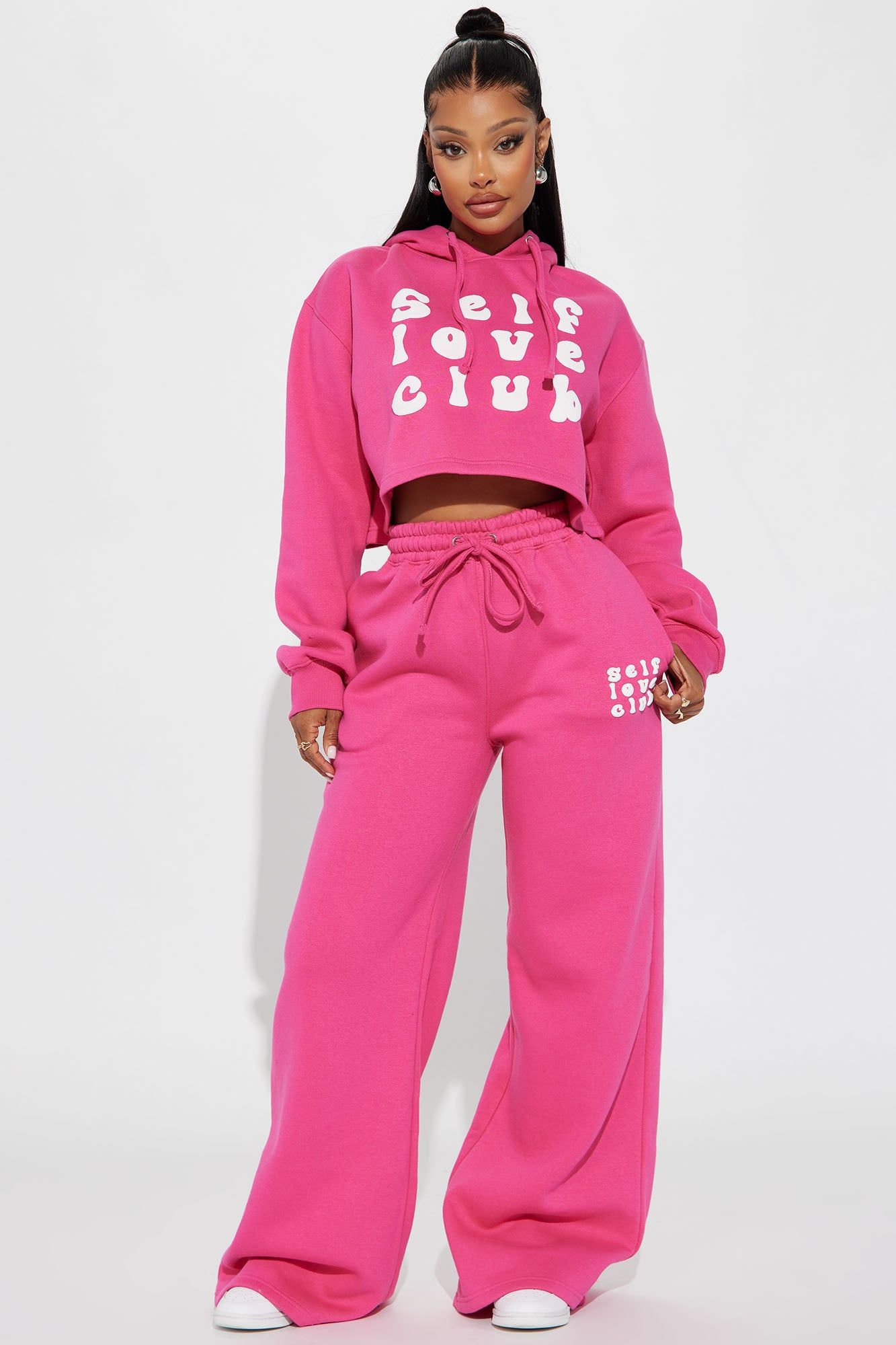 Self Love Club Hoodie - Pink sold by Fashion Nova product image thumbnail 2