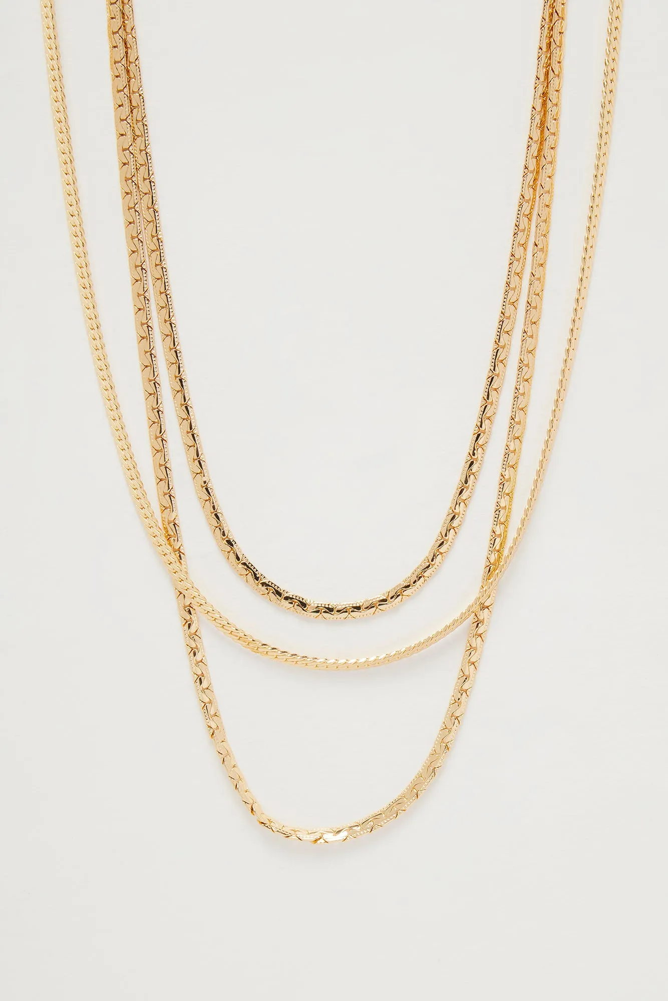 Everyday Charisma Layered Necklace - Gold sold by Fashion Nova product image thumbnail 3