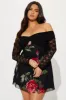 Rosalee Mesh Mini Dress - Black sold by Fashion Nova
