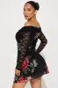 Rosalee Mesh Mini Dress - Black sold by Fashion Nova