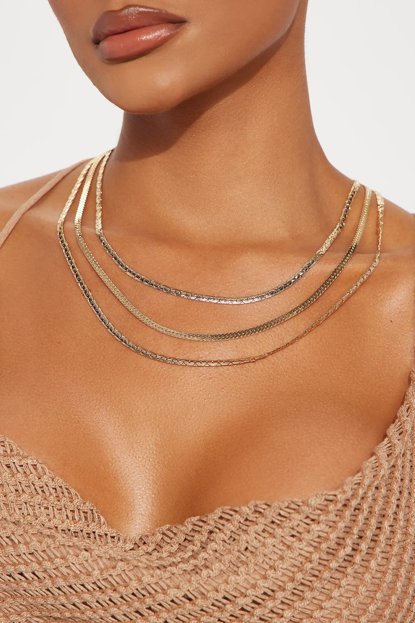 Everyday Charisma Layered Necklace - Gold sold by Fashion Nova