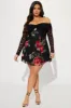 Rosalee Mesh Mini Dress - Black sold by Fashion Nova