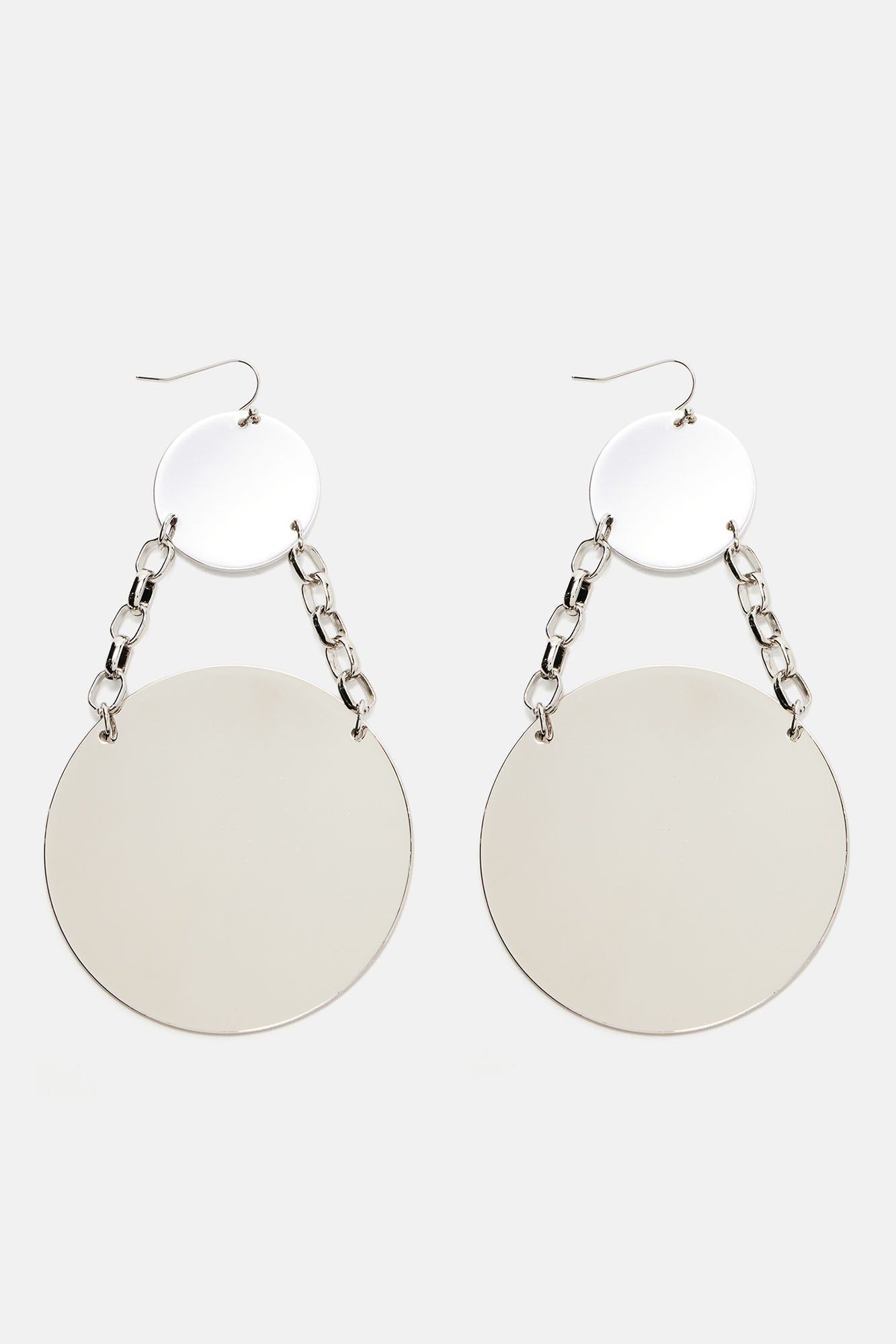 Hard To Get To Earrings - Silver sold by Fashion Nova