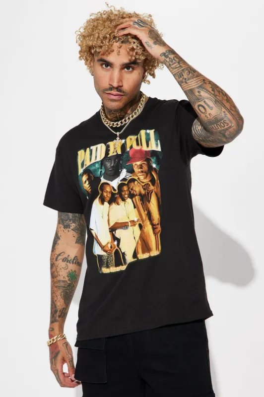 Paid In Full Family Short Sleeve Tee - Black sold by Fashion Nova