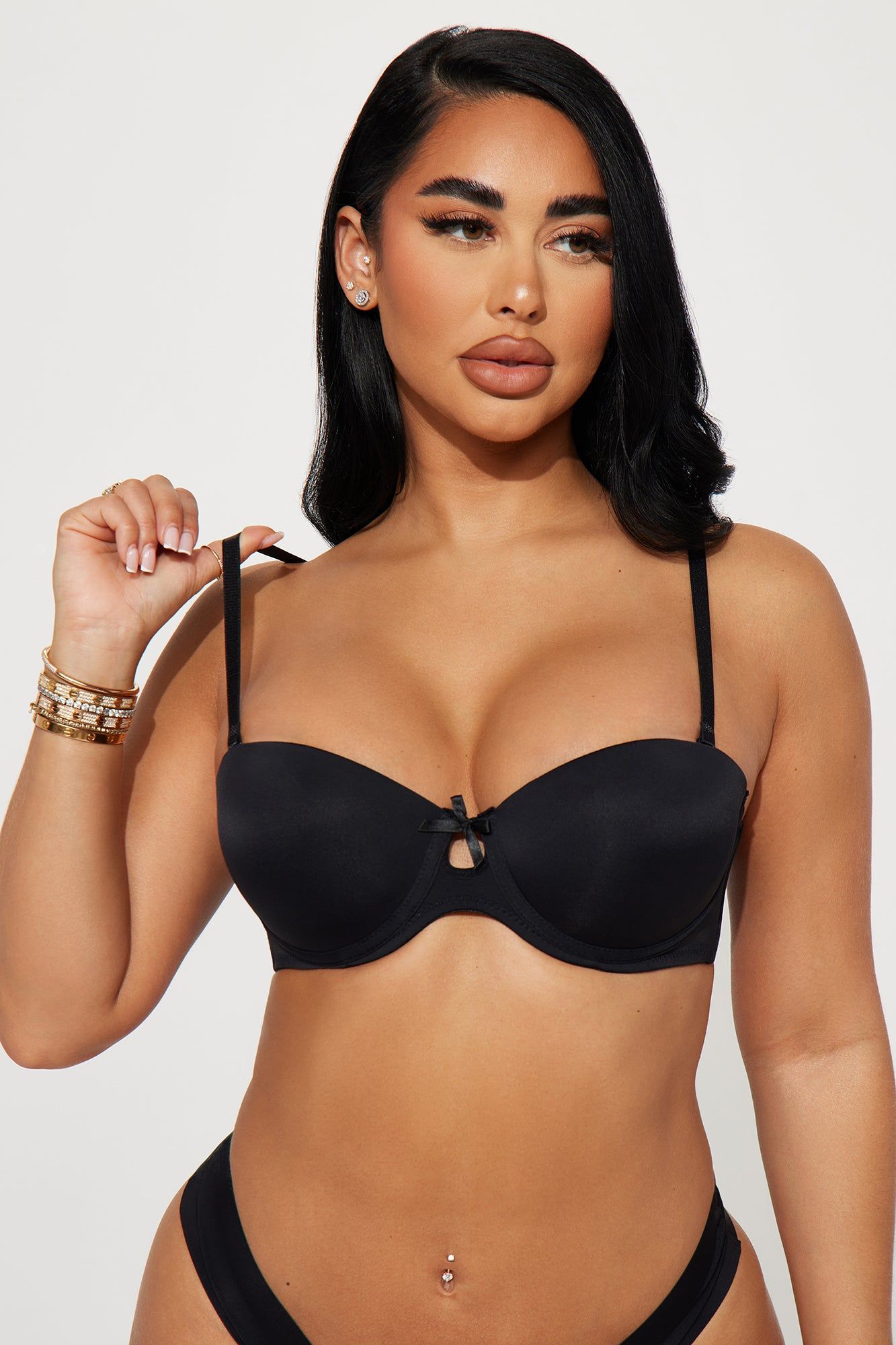 Visible Difference Strapless Multiway Bra - Black sold by Fashion Nova