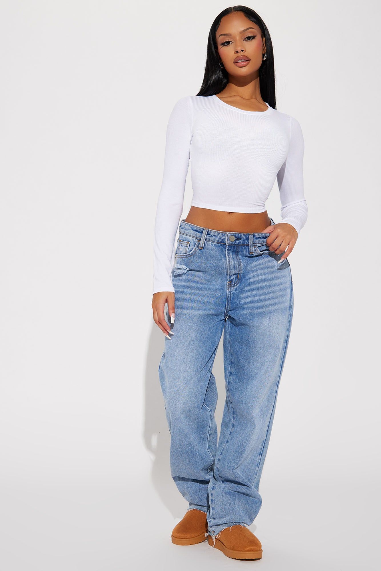 My Everyday Ribbed Tee - White sold by Fashion Nova product image thumbnail 2