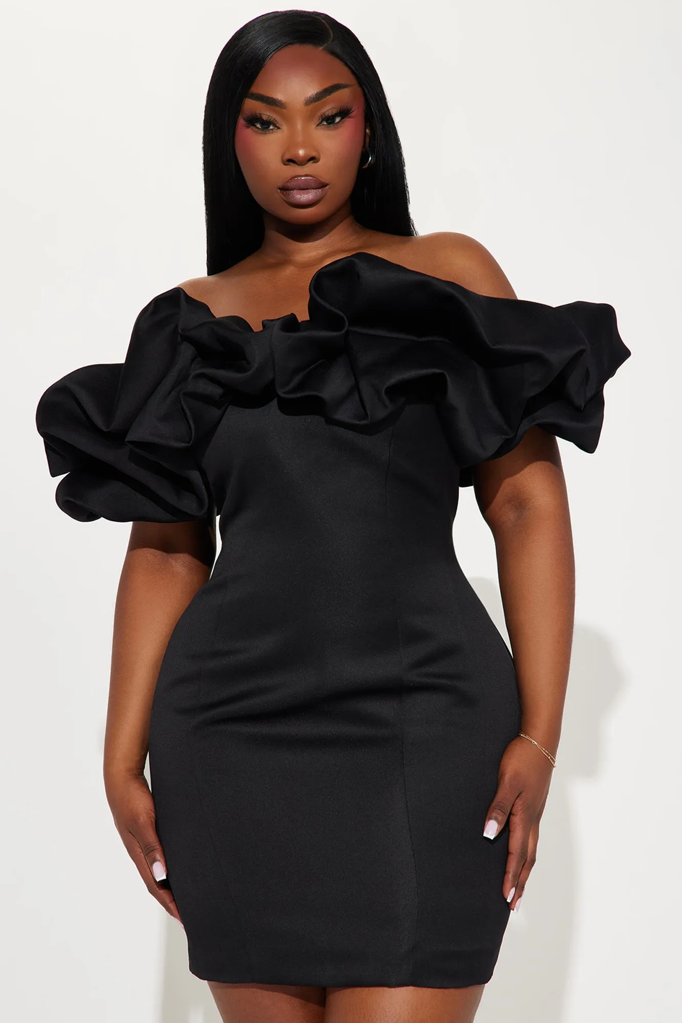 Parisian Nights Mini Dress - Black sold by Fashion Nova product image thumbnail 4