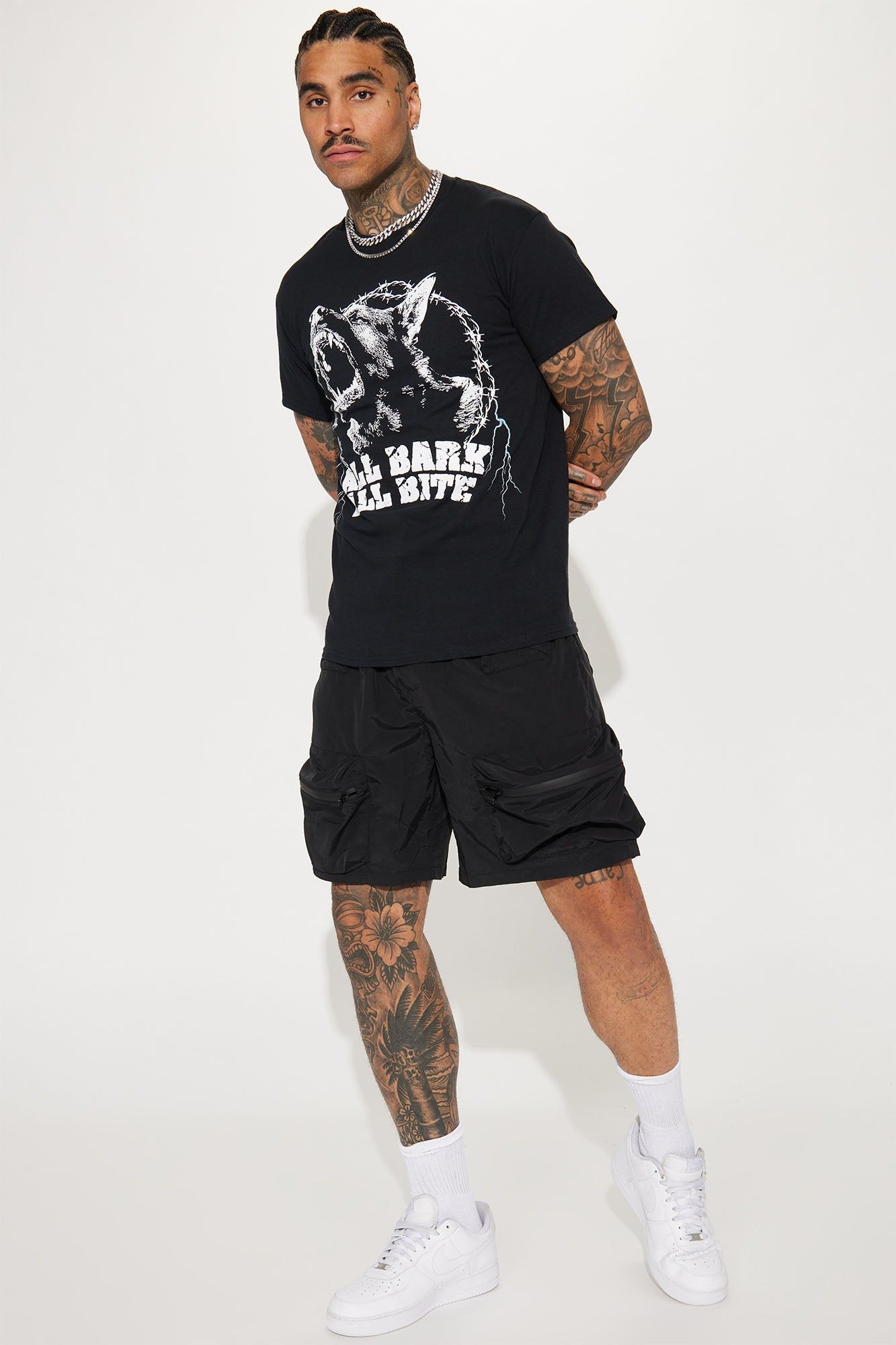 All Bark All Bite Short Sleeve Tee - Black sold by Fashion Nova product image thumbnail 3