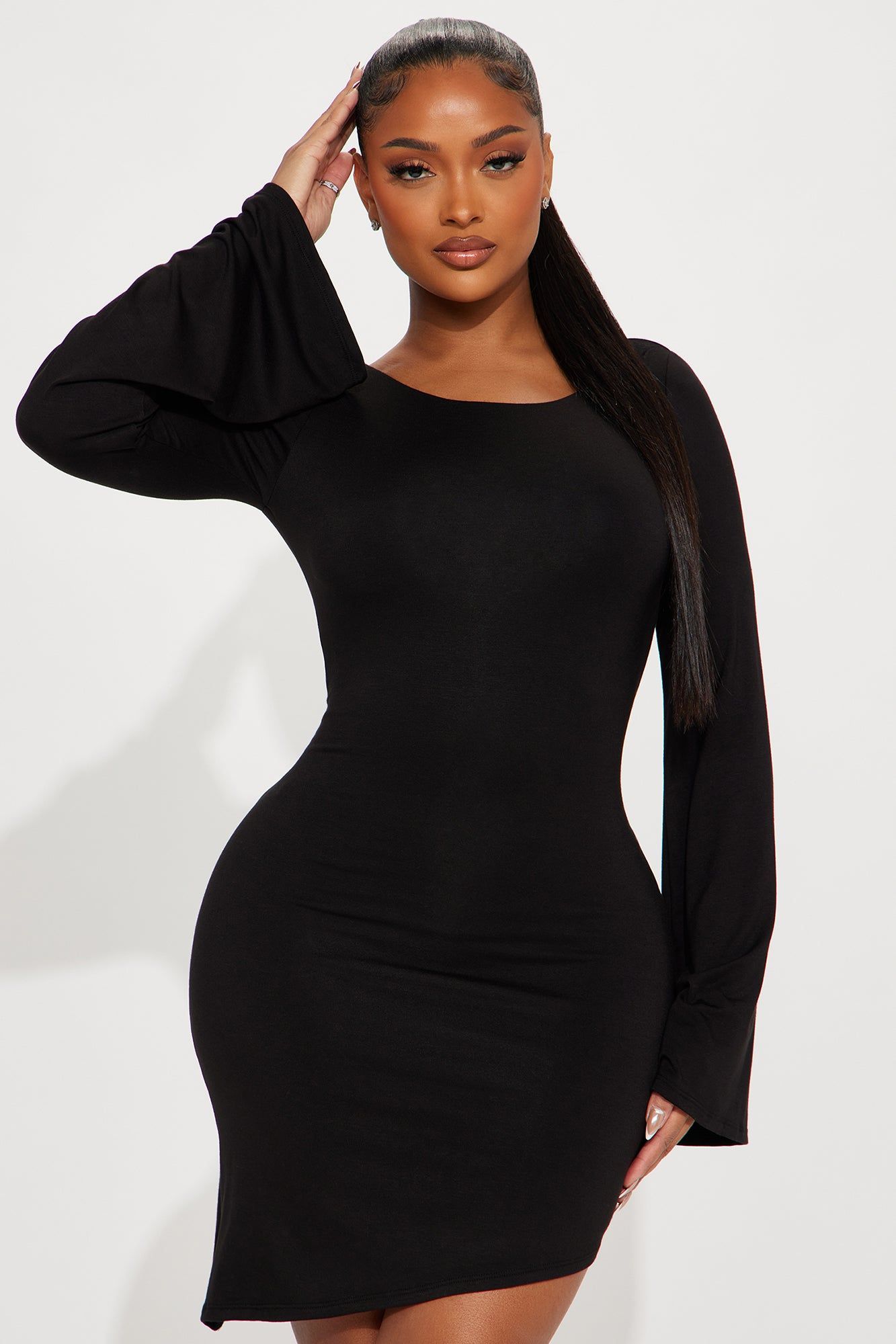 Candice Mini Dress - Black sold by Fashion Nova
