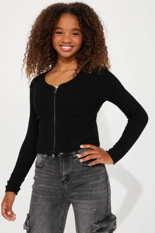 Mini Girls Day Out Sweater - Black sold by Fashion Nova