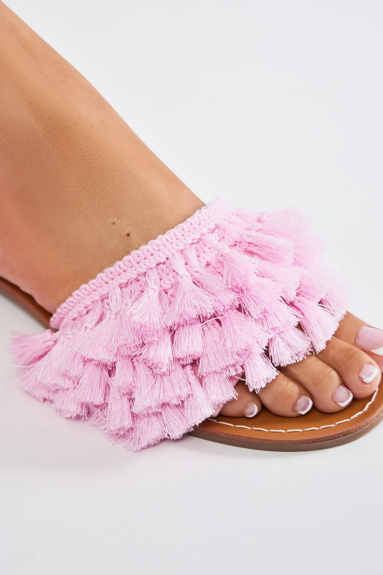 Cute And Casual Flat Sandals - Pink sold by Fashion Nova product image thumbnail 3