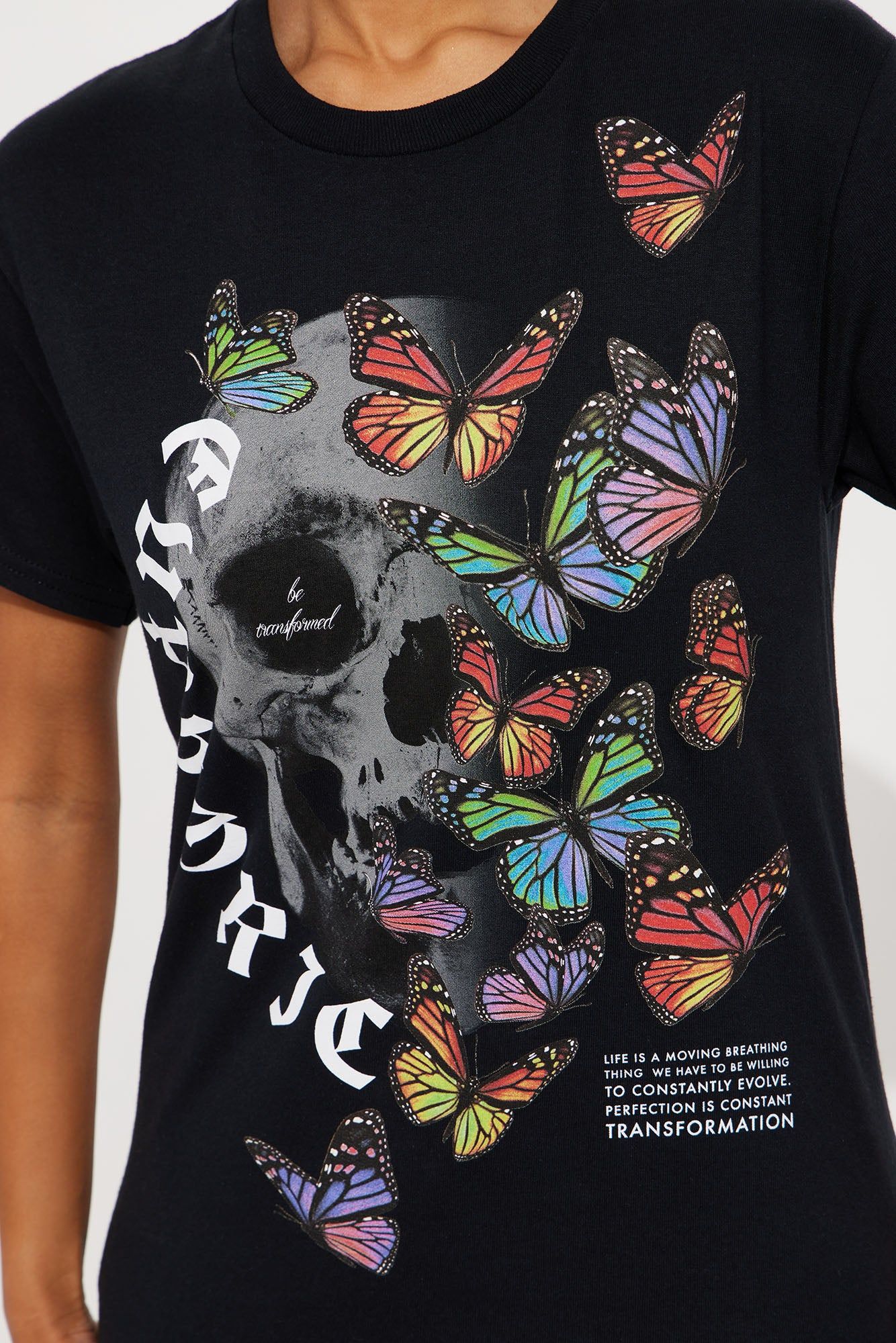 Euphoric Butterfly Graphic Tshirt - Black sold by Fashion Nova product image thumbnail 3