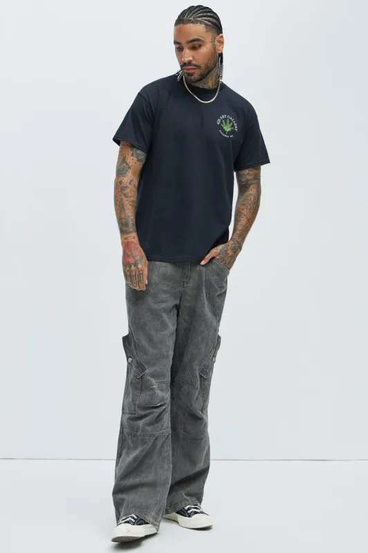 Wild Flowers Short Sleeve Tee - Black sold by Fashion Nova