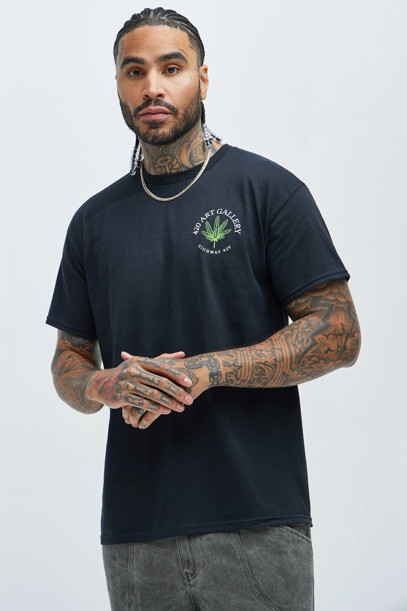 Wild Flowers Short Sleeve Tee - Black sold by Fashion Nova product image thumbnail 2